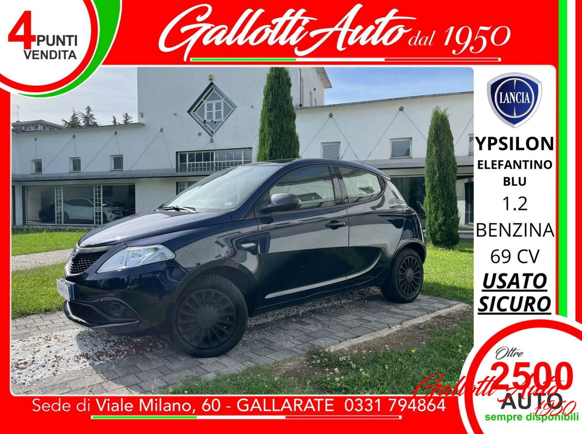 Lancia Ypsilon 1.2 69 CV 5 porte Elefantino Blu