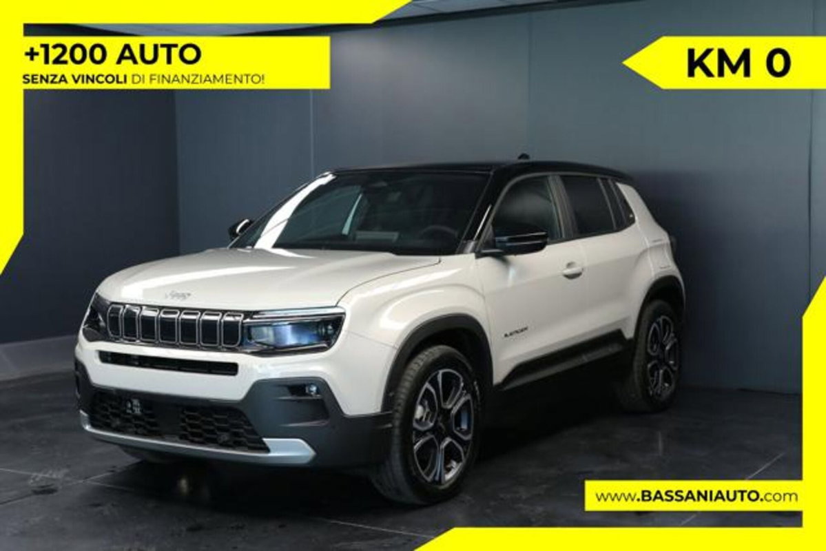 Jeep Avenger 1.2 turbo e-hybrid mhev Summit fwd 110cv edct6