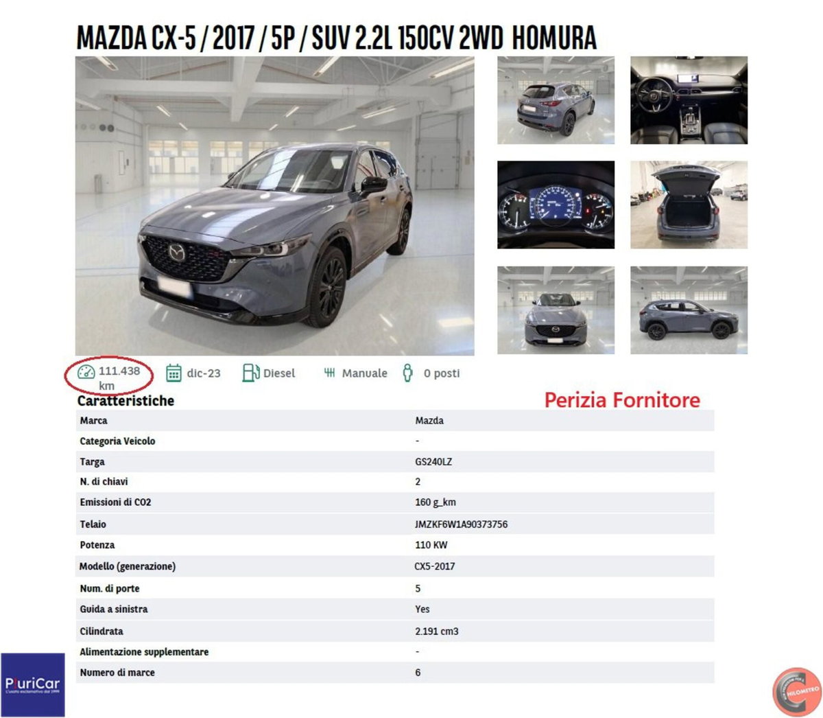 Mazda CX-5 2.2L Skyactiv-D 150 CV 2WD Homura (9)