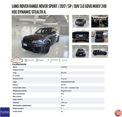 Land Rover Range Rover Sport 3.0D l6 249 CV HSE Dynamic Stealth (14)