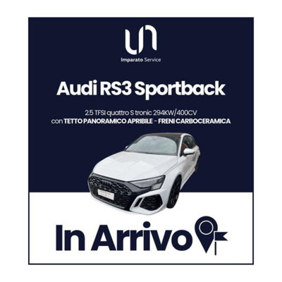 Audi RS 3 Sportback 3 TFSI quattro S tronic usata