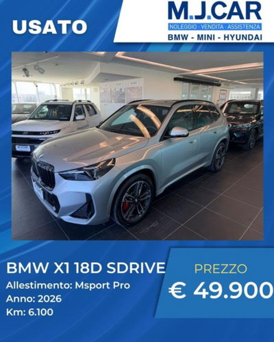 BMW X1 sDrive 18d Msport usata