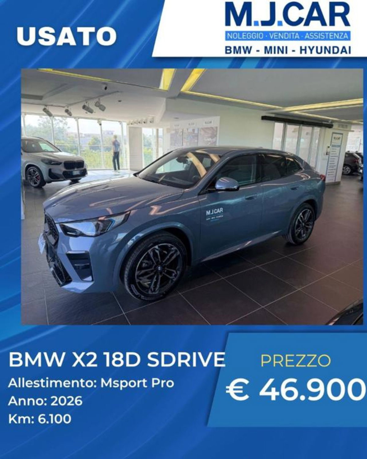 BMW X2 sdrive 18d MSport Pro auto