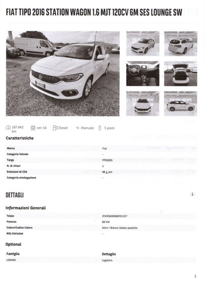 Fiat Tipo Station Wagon Tipo 1.6 Mjt S&S SW Lounge (2)