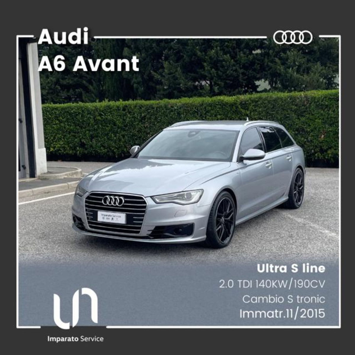 Audi A6 Avant 2.0 TDI 190 CV ultra S tronic Business