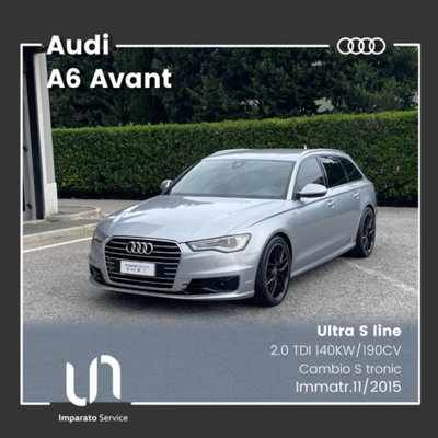 Audi A6 Avant 2.0 TDI 190 CV ultra S tronic Business usata