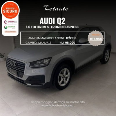 Audi Q2 Q2 1.6 TDI S tronic Business usata