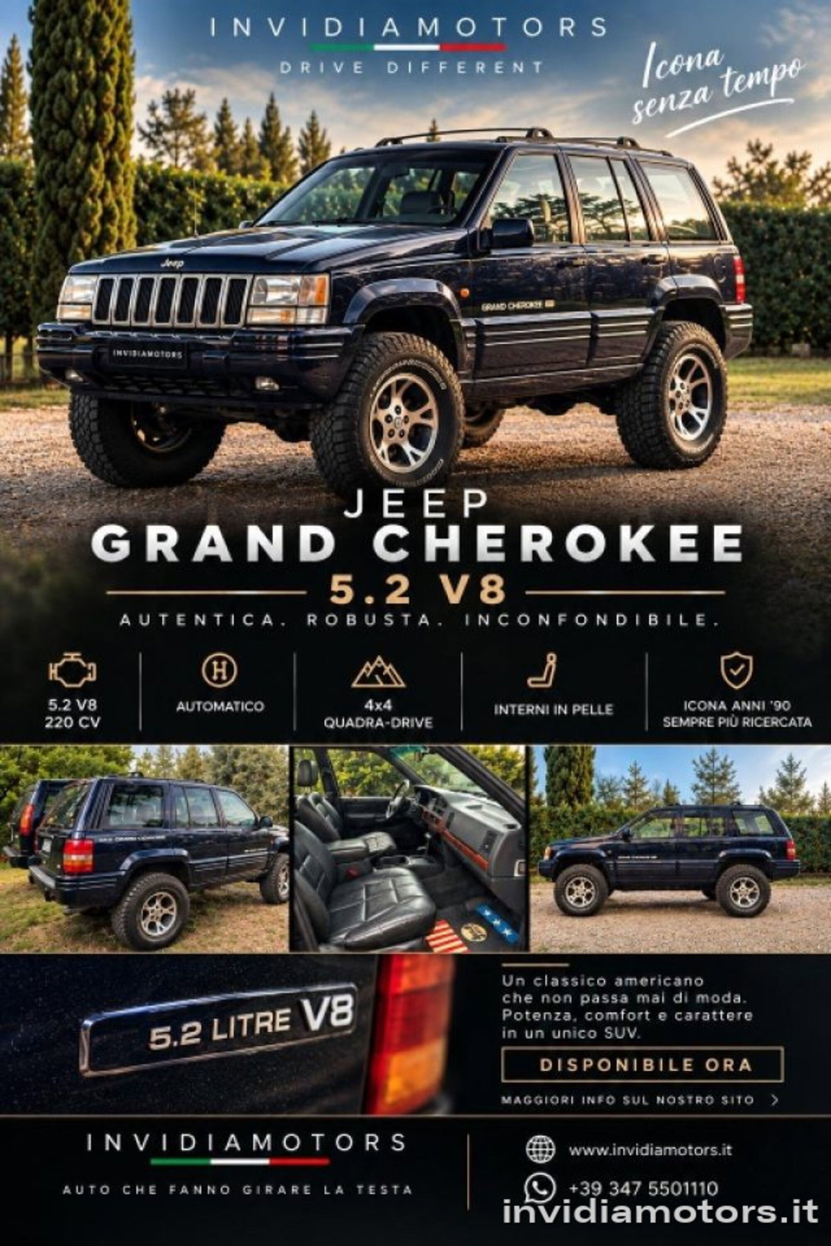 Jeep Grand Cherokee 5.2 (EU) 4WD aut. Quadra-Trac Limited (5)
