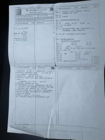 Toyota Yaris 1.0 5 porte Sol (15)