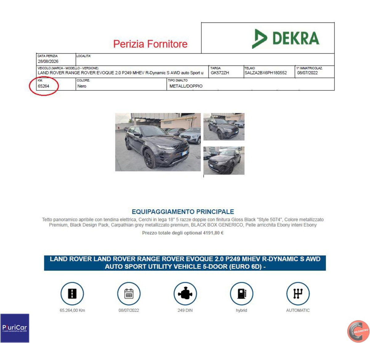 Land Rover Range Rover Evoque 2.0 I4 249 CV AWD Auto R-Dynamic (13)