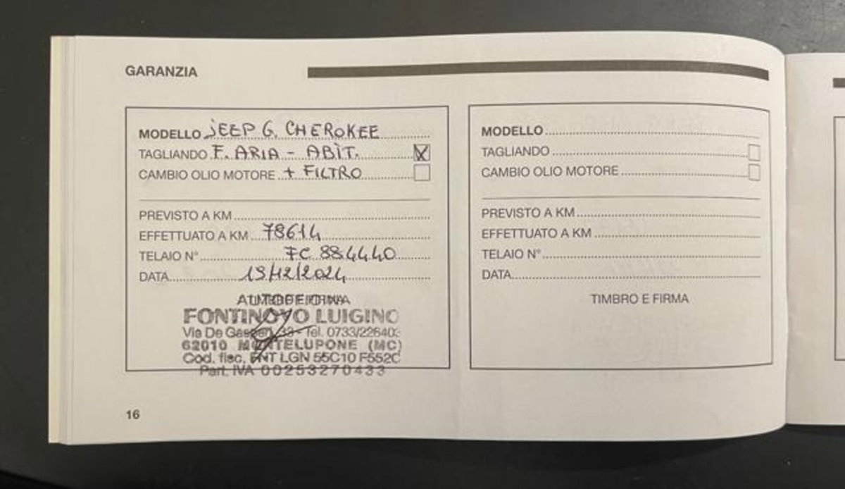 Jeep Grand Cherokee 3.0 V6 CRD 250 CV Multijet II Overland (14)