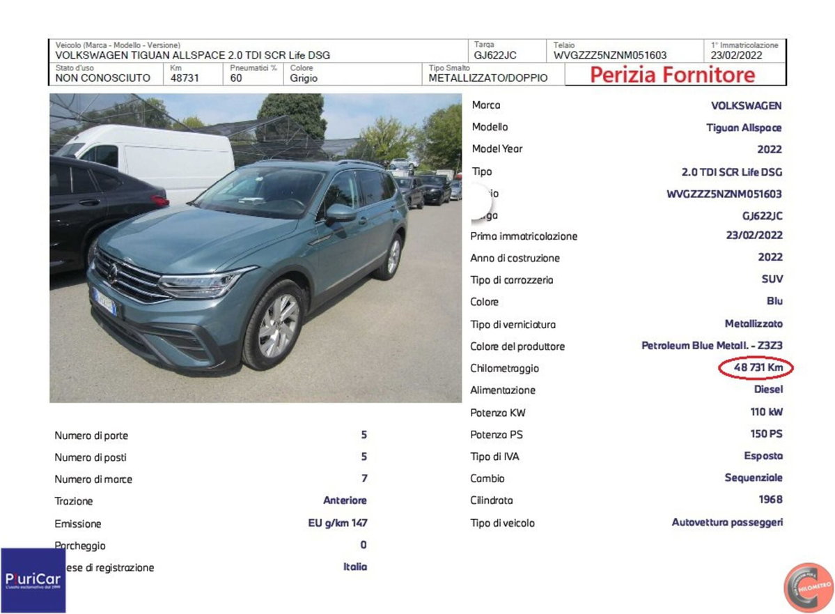 Volkswagen Tiguan Allspace 2.0 tdi Life 150cv dsg (14)