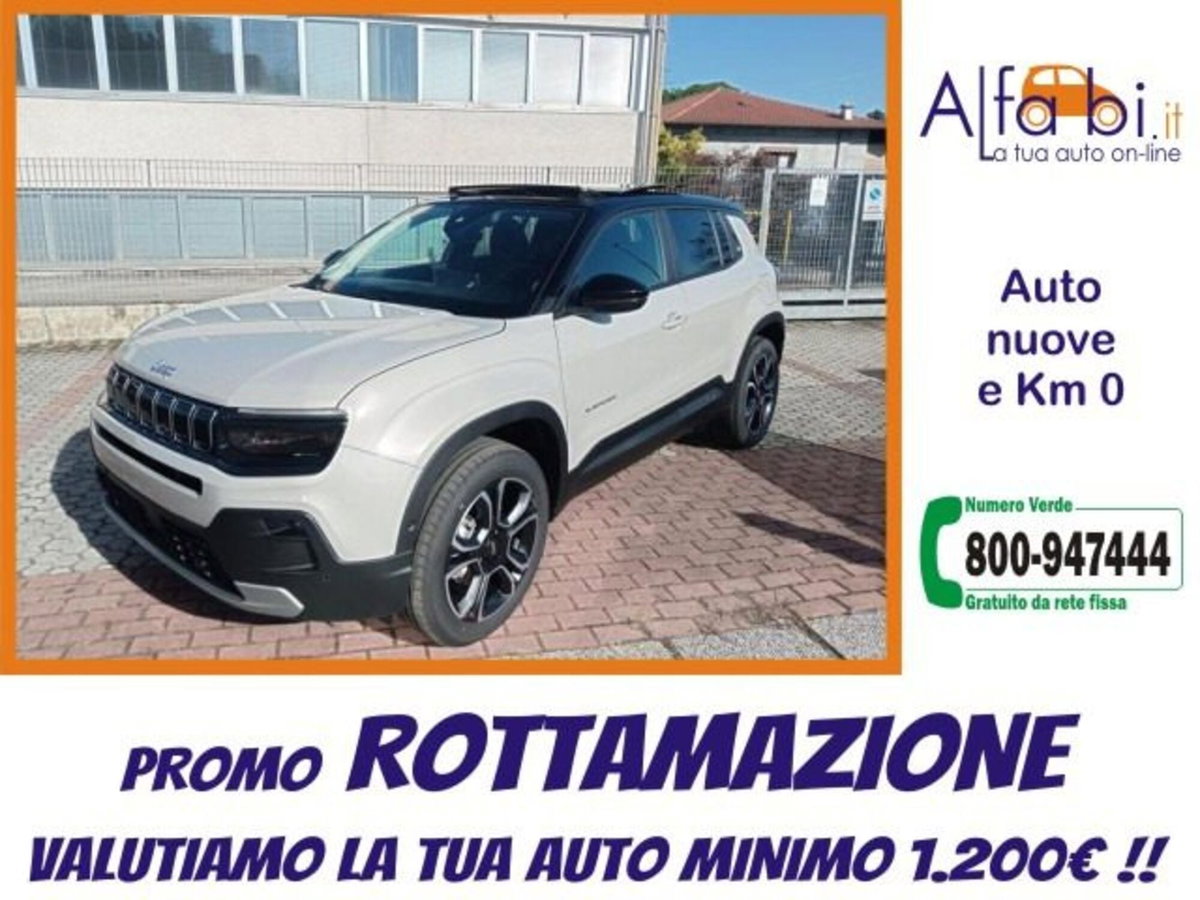 Jeep Avenger 1.2 turbo Summit fwd 100cv