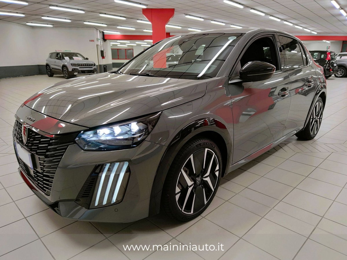 Peugeot 208 motore elettrico 136 CV 5 porte GT