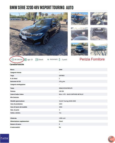 BMW Serie 3 Touring 320d  mhev 48V MSport auto (11)