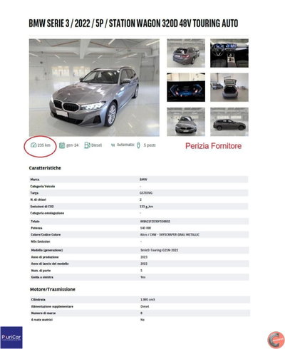 BMW Serie 3 Touring 320d  mhev 48V auto (13)