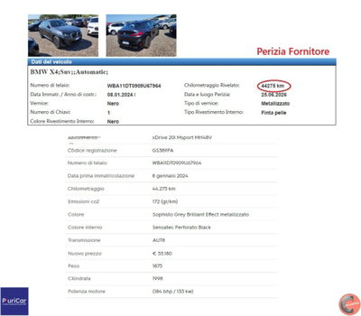BMW X4 xdrive20i mhev 48V Msport auto (14)