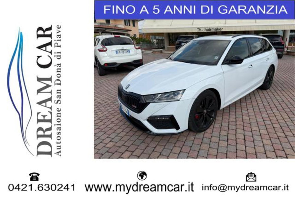 Skoda Octavia Station Wagon 2.0 TDI EVO SCR 200 CV DSG 4x4 Wagon RS