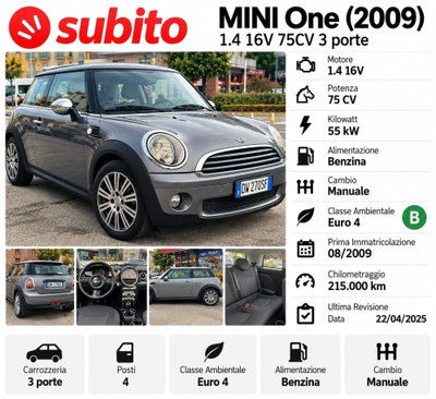 MINI Mini 1.4 16V Ray