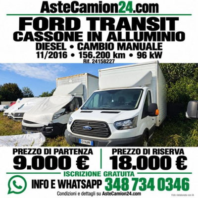 Ford Transit transit 350 tr.post. 2.0 tdci 130cv trend L4 Scattolini cassone fisso r.gem. usato