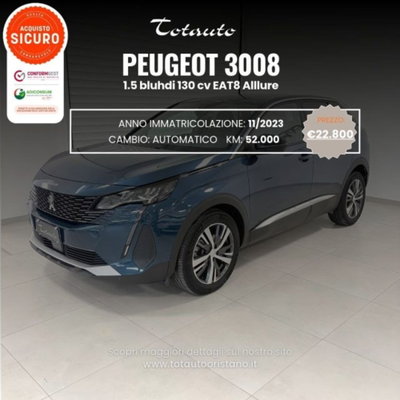 Peugeot 3008 BlueHDi 130 S&S EAT8 Allure Pack usata