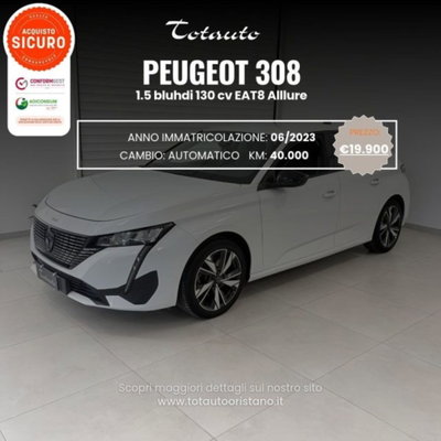 Peugeot 308 BlueHDi 130 S&S EAT8 Allure Pack usata