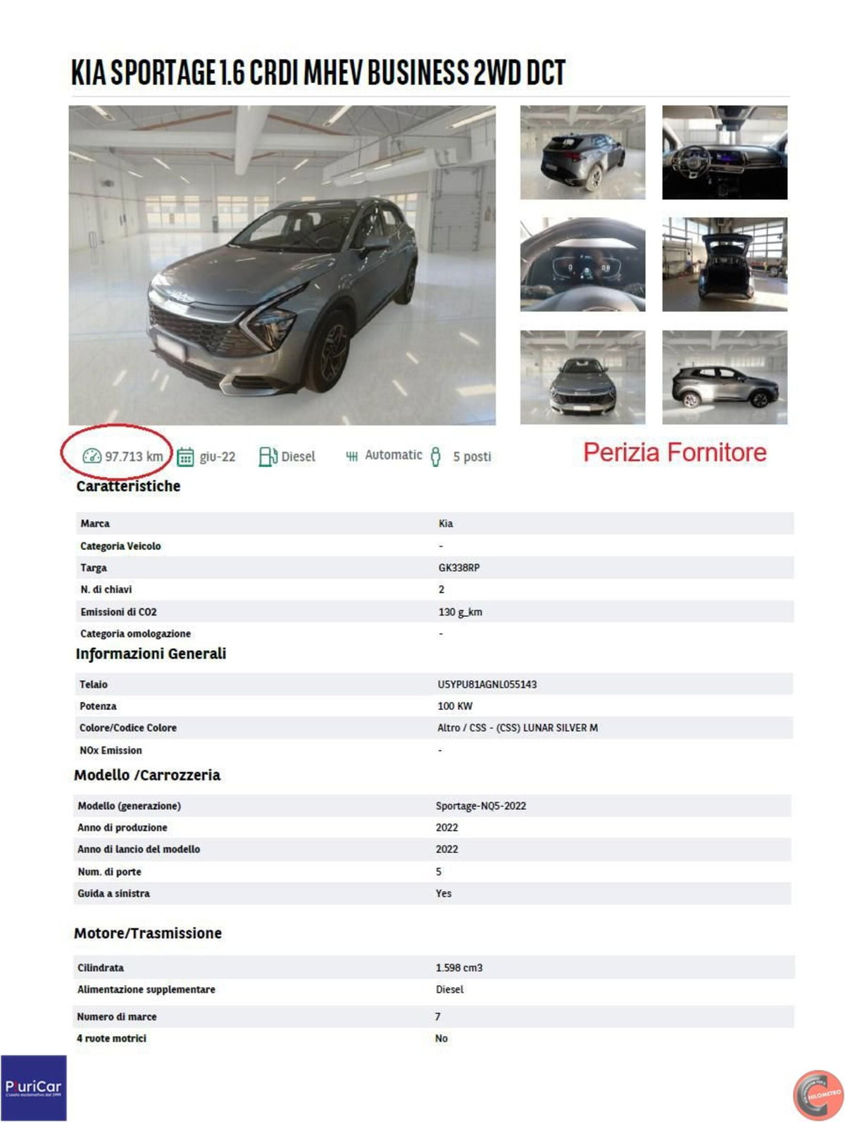 Kia Sportage 1.6 crdi mhev GT-line Plus dct (15)