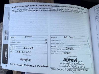 Fiat 500X 1.3 MultiJet 95 CV Cross Dolcevita (16)