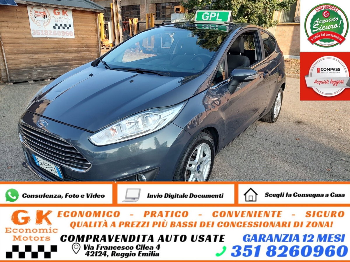 Ford Fiesta 1.4 3 porte Bz.- GPL Titanium